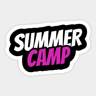 Summer Camp Adventure Sticker